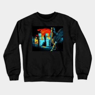 Lamassu and Ishtar Gate Crewneck Sweatshirt